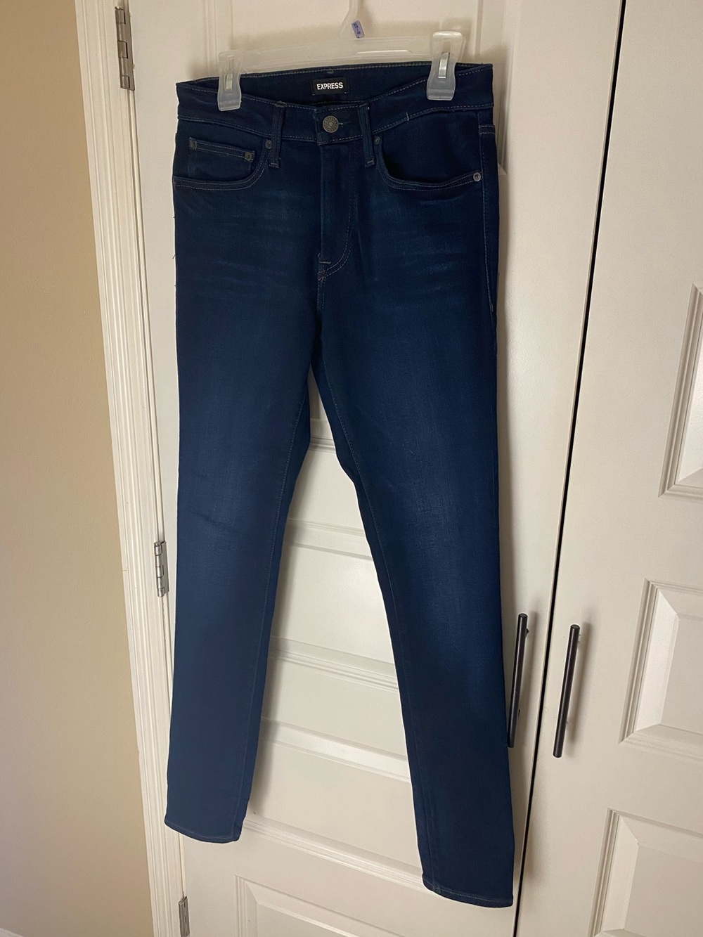 Express Men’s Navy Skinny Jeans 30x34